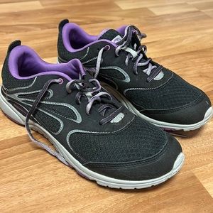 Merrell Purple, Grey and Black Running sneakers